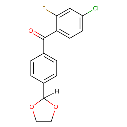4-Chloro-4'-(1,3-dioxolan-2-yl)-2-fluorobenzophenone