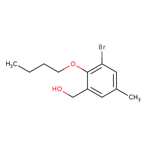 (3-Bromo-2-butoxy-5-methylphenyl)methanol