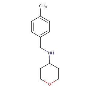 N-[(4-Methylphenyl)methyl]oxan-4-amine