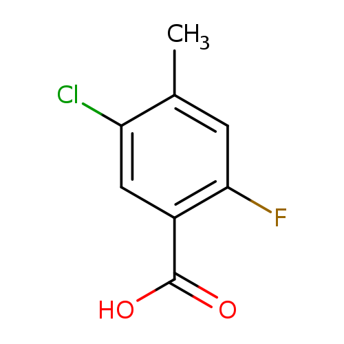 Benzoic acid, 5-chloro-2-fluoro-4-methyl-