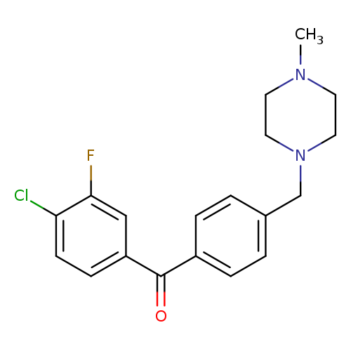 4-CHLORO-3-FLUORO-4'-(4-METHYLPIPERAZIN-1-YLMETHYL)BENZOPHENONE