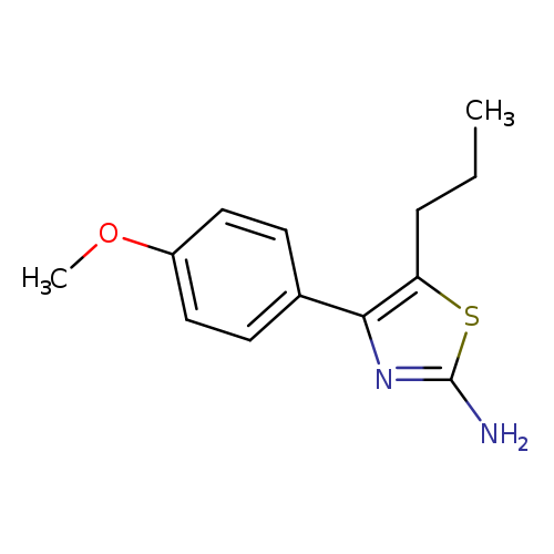 4-(4-Methoxyphenyl)-5-propylthiazol-2-amine