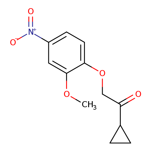 1-cyclopropyl-2-(2-methoxy-4-nitrophenoxy)ethan-1-one