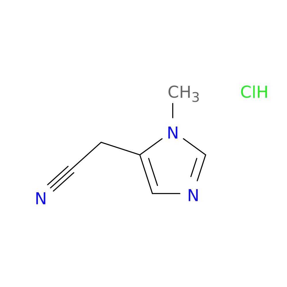 (1-Methyl-1H-imidazol-5-yl)acetonitrile hydrochloride