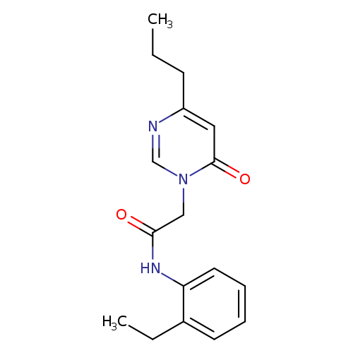 N-(2-ethylphenyl)-2-(6-oxo-4-propyl-1,6-dihydropyrimidin-1-yl)acetamide