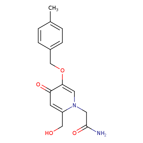 2-[2-(hydroxymethyl)-5-[(4-methylphenyl)methoxy]-4-oxo-1,4-dihydropyridin-1-yl]acetamide
