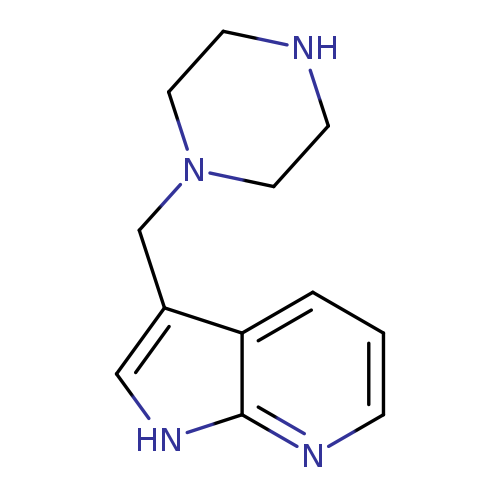 1H-Pyrrolo[2,3-b]pyridine, 3-(1-piperazinylmethyl)-