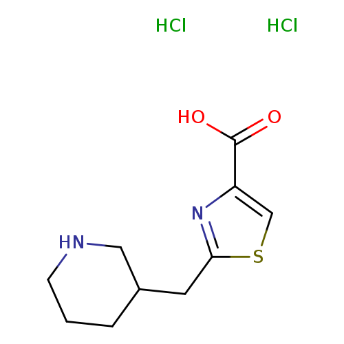 2-[(piperidin-3-yl)methyl]-1,3-thiazole-4-carboxylicaciddihydrochloride