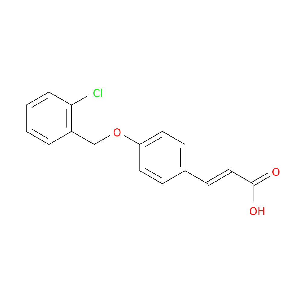 (E)-3-(4-((2-Chlorobenzyl)oxy)phenyl)acrylic acid
