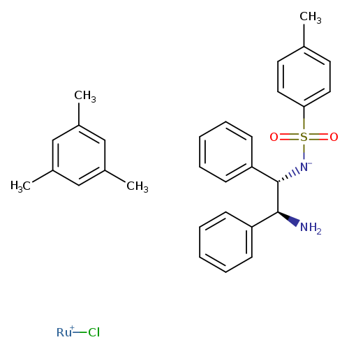 Ruthenium, [N-[(1S,2S)-2-(amino-κN)-1,2-diphenylethyl]-4-methylbenzenesulfonamidato-κN]chloro[(1,2,3,4,5,6-η)-1,3,5-trimethylbenzene]-