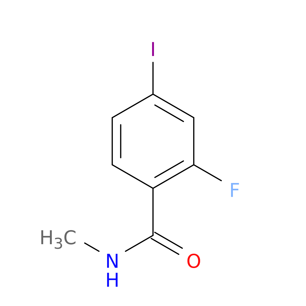 N-Methyl-2-fluoro-4-iodobenzamide