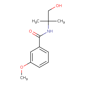 Benzamide, N-(2-hydroxy-1,1-dimethylethyl)-3-methoxy-