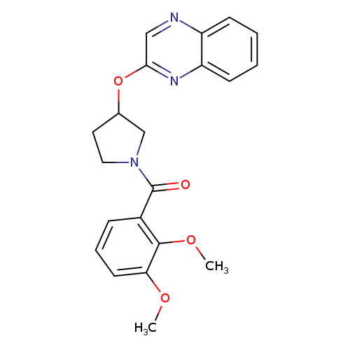 2-{[1-(2,3-dimethoxybenzoyl)pyrrolidin-3-yl]oxy}quinoxaline