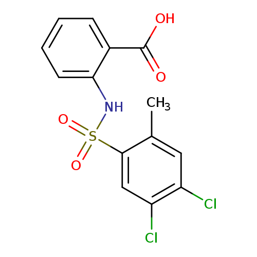 2-(4,5-dichloro-2-methylbenzenesulfonamido)benzoic acid