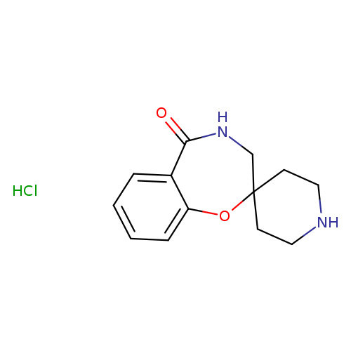 4,5-dihydro-3H-spiro[1,4-benzoxazepine-2,4'-piperidine]-5-one hydrochloride