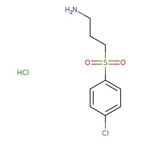 3-(4-chlorobenzenesulfonyl)propan-1-amine hydrochloride