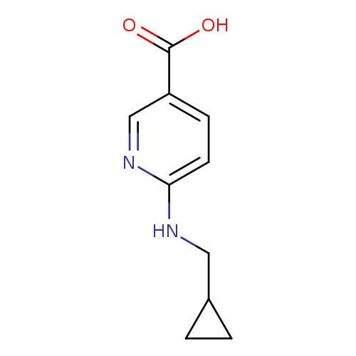 6-[(cyclopropylmethyl)amino]pyridine-3-carboxylic acid