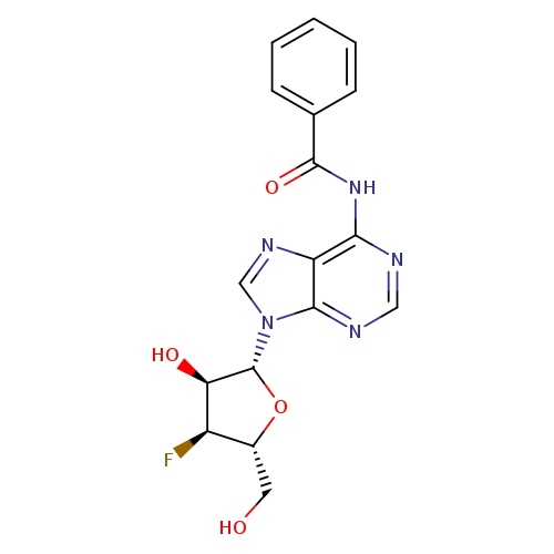 3'-Deoxy-3'-fluoro-N6-benzoyladenosine