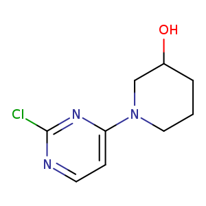 1-(2-Chloropyrimidin-4-yl)piperidin-3-ol