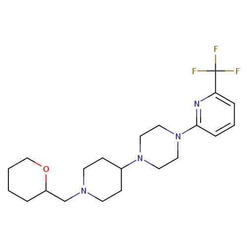 1-{1-[(oxan-2-yl)methyl]piperidin-4-yl}-4-[6-(trifluoromethyl)pyridin-2-yl]piperazine