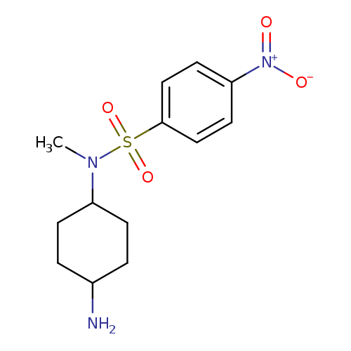 N-(4-aminocyclohexyl)-N-methyl-4-nitrobenzene-1-sulfonamide