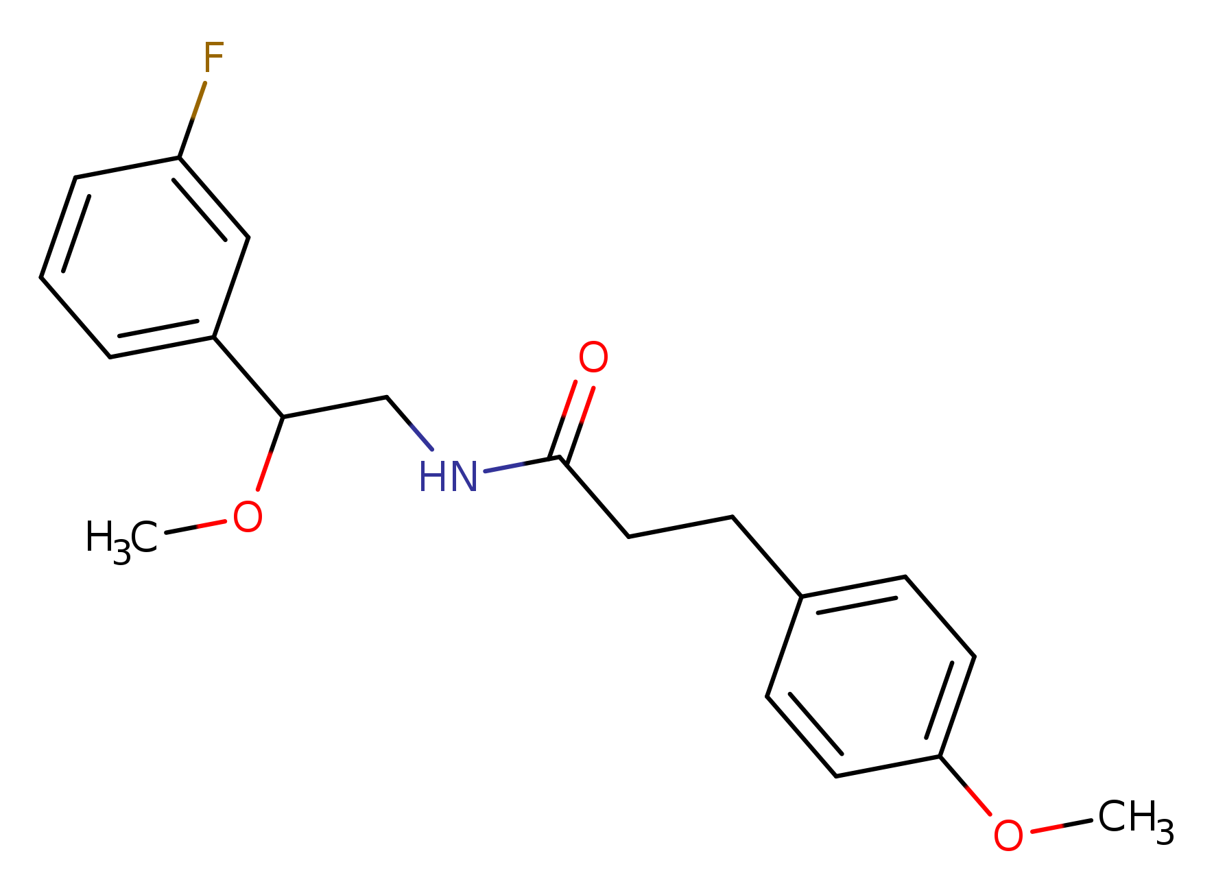 N-[2-(3-fluorophenyl)-2-methoxyethyl]-3-(4-methoxyphenyl)propanamide
