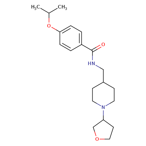 N-{[1-(oxolan-3-yl)piperidin-4-yl]methyl}-4-(propan-2-yloxy)benzamide