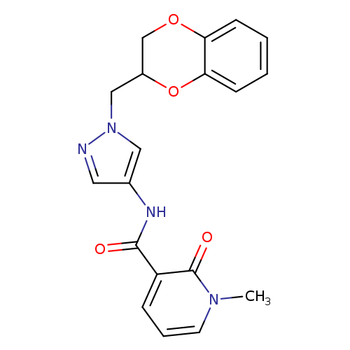 N-{1-[(2,3-dihydro-1,4-benzodioxin-2-yl)methyl]-1H-pyrazol-4-yl}-1-methyl-2-oxo-1,2-dihydropyridine-3-carboxamide
