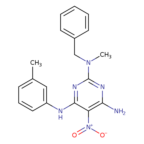 N~2~-benzyl-N~2~-methyl-N~4~-(3-methylphenyl)-5-nitro-2,4,6-pyrimidinetriamine