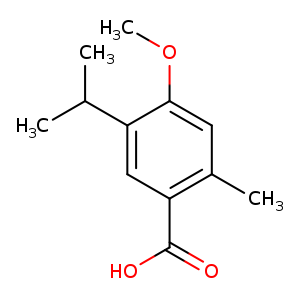 4-Methoxy-2-methyl-5-(1-methylethyl)benzoic acid