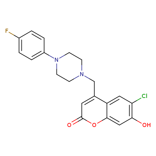 6-chloro-4-{[4-(4-fluorophenyl)piperazin-1-yl]methyl}-7-hydroxy-2H-chromen-2-one