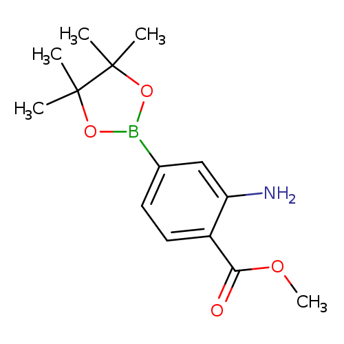 Benzoic acid, 2-amino-4-(4,4,5,5-tetramethyl-1,3,2-dioxaborolan-2-yl)-, methyl ester