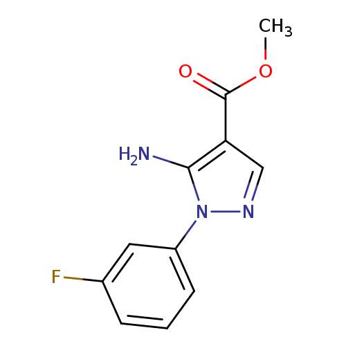 Methyl 5-amino-1-(3-fluorophenyl)-1H-pyrazole-4-carboxylate