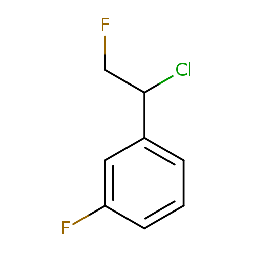 1-(1-chloro-2-fluoroethyl)-3-fluorobenzene