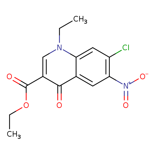 Ethyl 7-chloro-1-ethyl-6-nitro-4-oxo-1,4-dihydro-3-quinolinecarboxylate