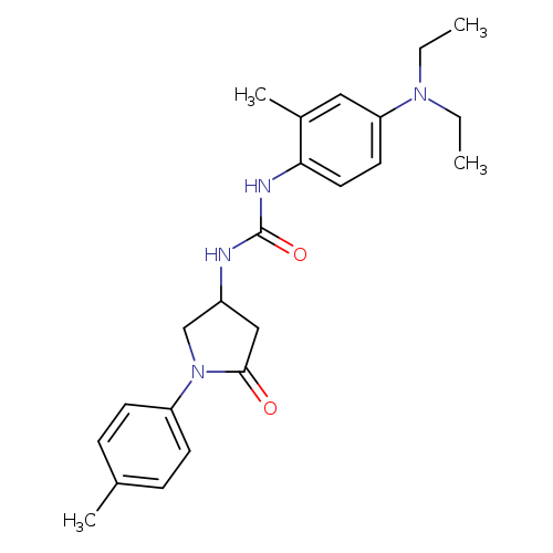 1-[4-(diethylamino)-2-methylphenyl]-3-[1-(4-methylphenyl)-5-oxopyrrolidin-3-yl]urea