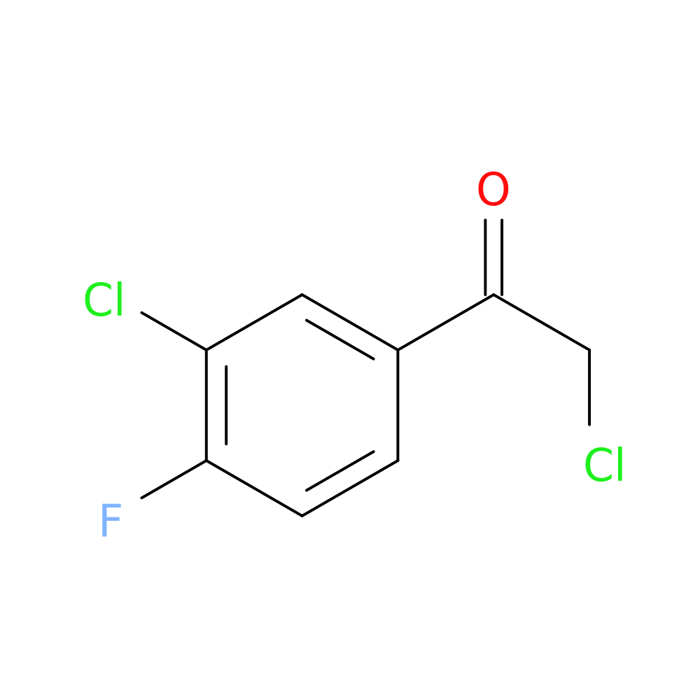 2-chloro-1-(3-chloro-4-fluorophenyl)ethan-1-one