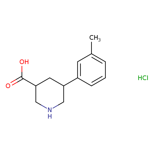 5-(3-methylphenyl)piperidine-3-carboxylicacidhydrochloride