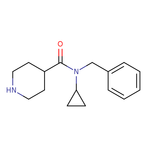 N-benzyl-N-cyclopropylpiperidine-4-carboxamide