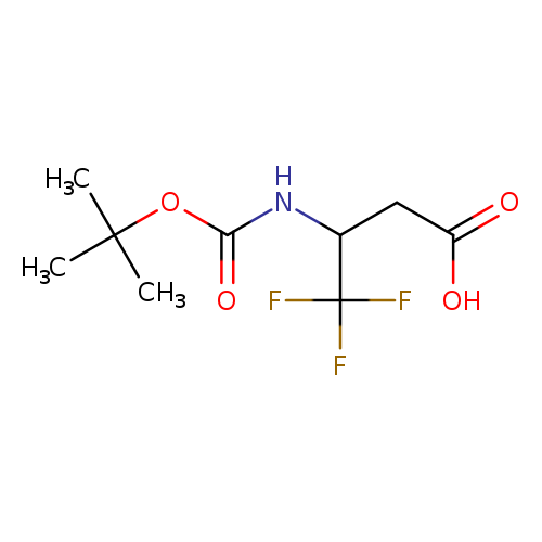 3-([(tert-Butoxy)carbonyl]amino)-4,4,4-trifluorobutanoic acid