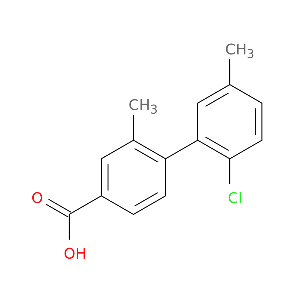 4-(2-Chloro-5-methylphenyl)-3-methylbenzoic acid