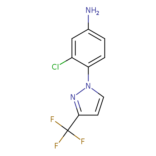 3-Chloro-4-(3-(trifluoromethyl)-1H-pyrazol-1-yl)aniline