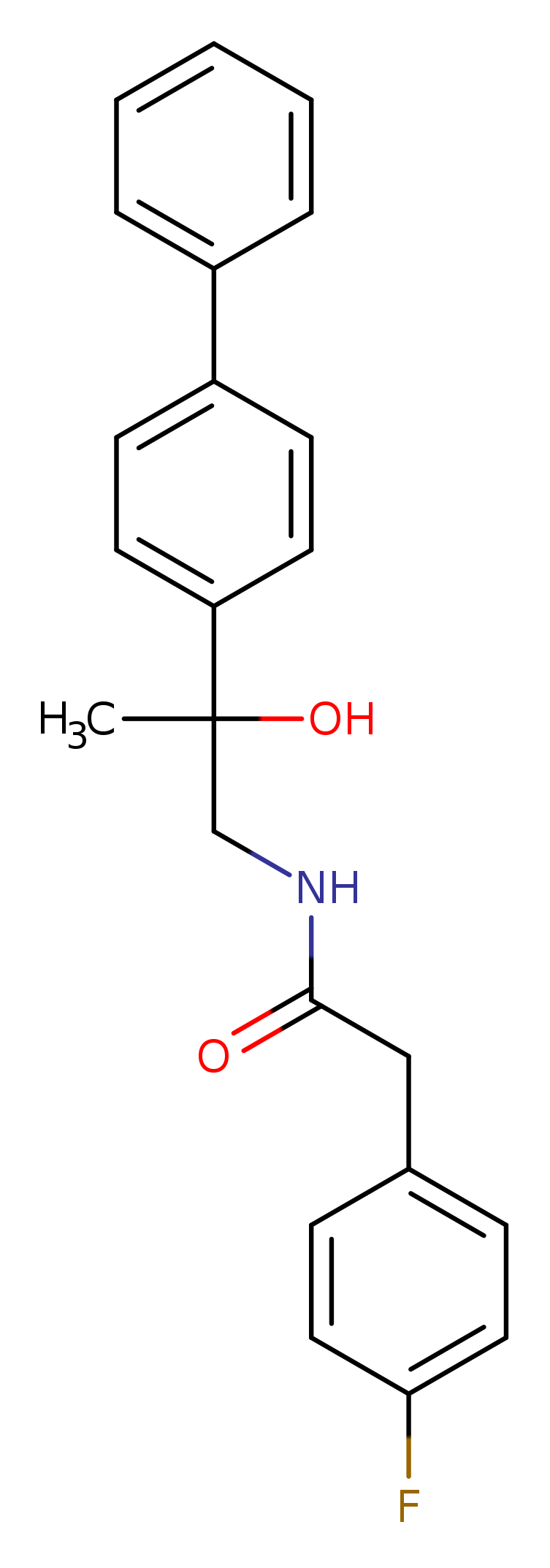 N-(2-{[1,1'-biphenyl]-4-yl}-2-hydroxypropyl)-2-(4-fluorophenyl)acetamide