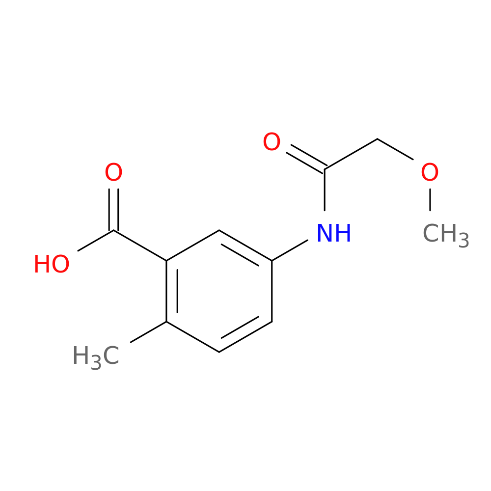 5-(2-methoxyacetamido)-2-methylbenzoic acid
