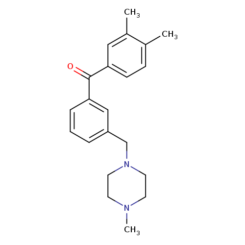 3,4-DIMETHYL-3'-(4-METHYLPIPERAZINOMETHYL) BENZOPHENONE