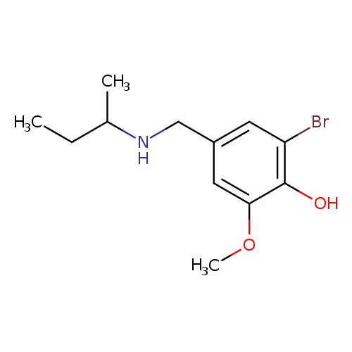2-bromo-4-{[(butan-2-yl)amino]methyl}-6-methoxyphenol