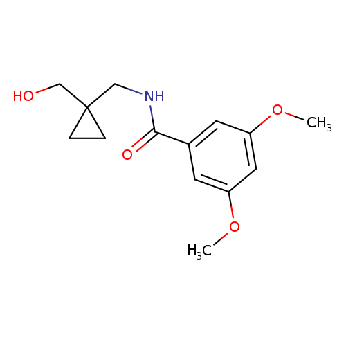 N-{[1-(hydroxymethyl)cyclopropyl]methyl}-3,5-dimethoxybenzamide