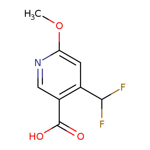 4-(difluoromethyl)-6-methoxypyridine-3-carboxylic acid