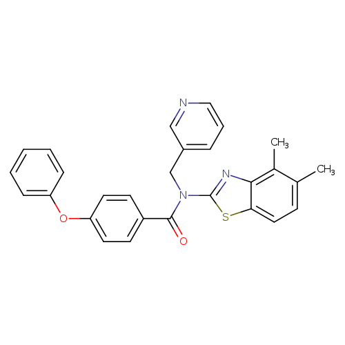 N-(4,5-dimethyl-1,3-benzothiazol-2-yl)-4-phenoxy-N-[(pyridin-3-yl)methyl]benzamide