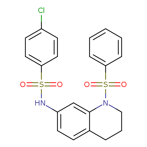 N-[1-(benzenesulfonyl)-1,2,3,4-tetrahydroquinolin-7-yl]-4-chlorobenzene-1-sulfonamide